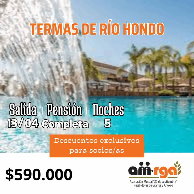 Paquete turístico — Salidas Abril