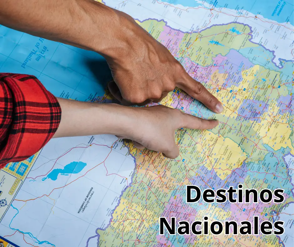 Destinos nacionales desde el interior